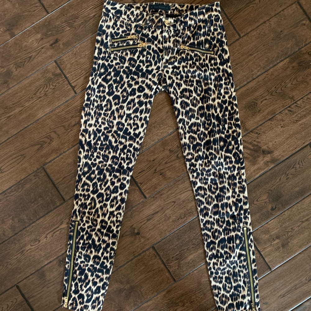 Juicy Couture Leopard Skinny Pants